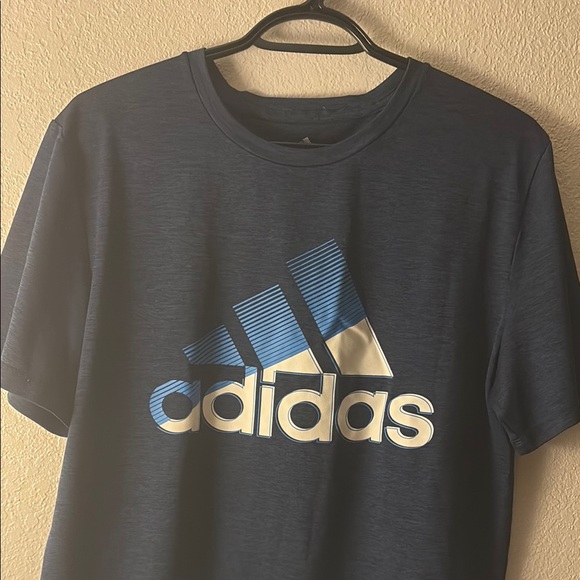 Adidas Men's Navy Blue T-Shirt - Picture 3 of 5